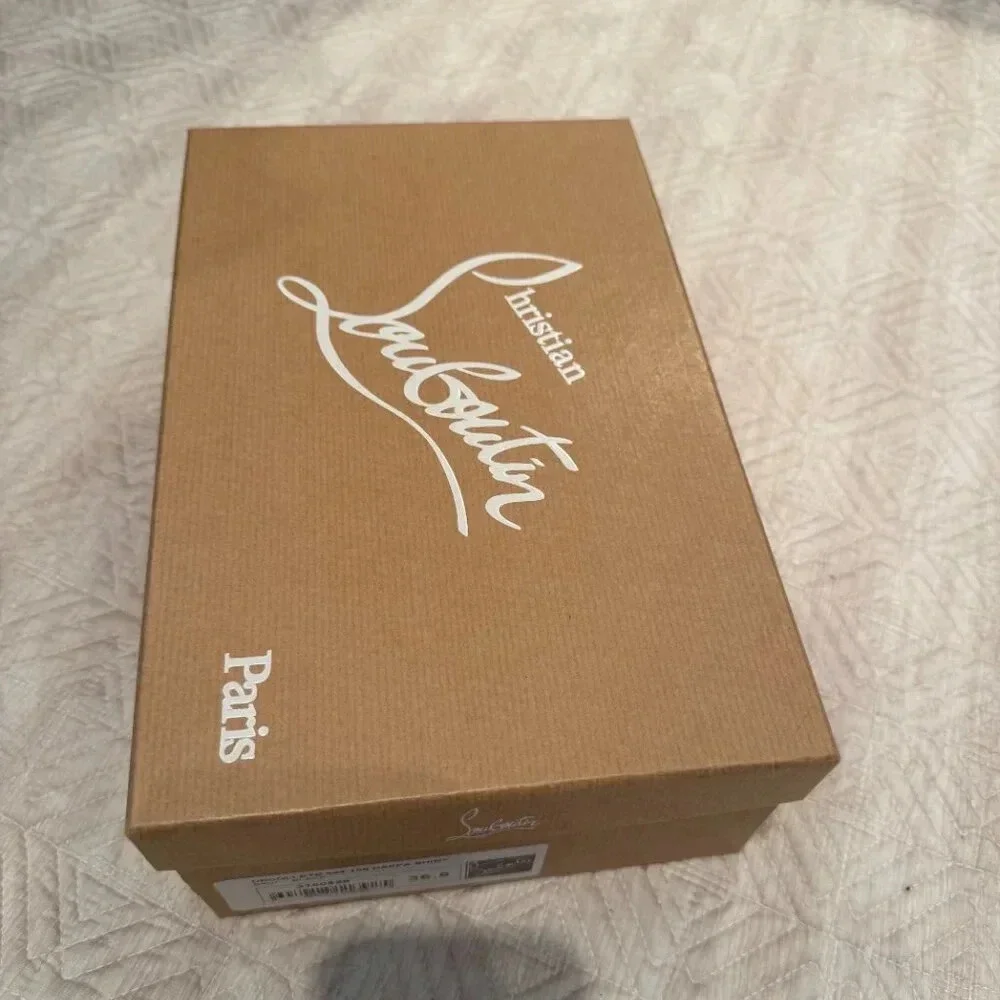 AUTHENTIC  Black 100mm Decolette 554, Christian Louboutin, 36.5 (Not For Bundle) - Picture 12 of 15